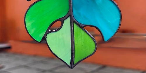 Monstera Leaf Stained Glass Suncatcher Workshop - SOLD OUT