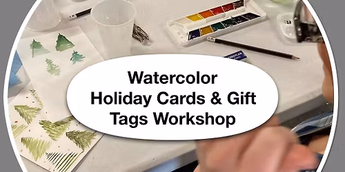 Create your own watercolor cards & gift tags