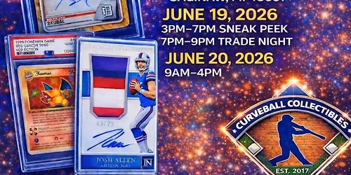 Saginaw Sports Cards & Collectibles Show SVRC Marketplace 