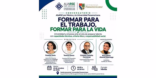 Conversatorio AliaRSE: Formar para el trabajo, formar para la vida
