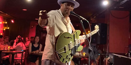 Willie J Laws Band trio at The Blue Room for Gaspee Days