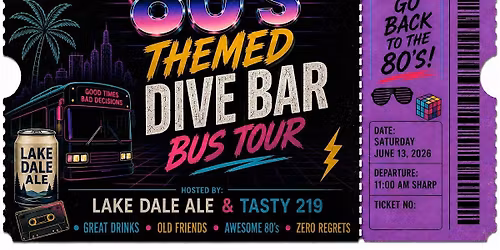 5th Semi Annual Dive Bar Bus Tour