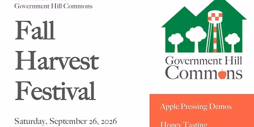 Government Hill Commons Fall Harvest Festival