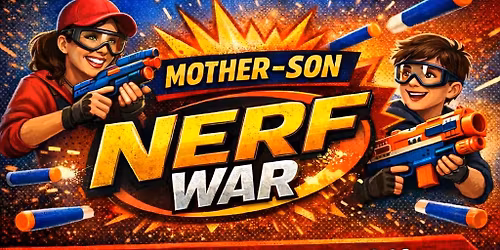 Mother Son Nerf War
