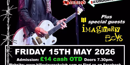 The Schemers plus special guests Three Imaginary Boys live at Billesley Rock Club - \u00a314 OTD