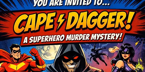Murder Mystery Party Night-Cape and Daggers