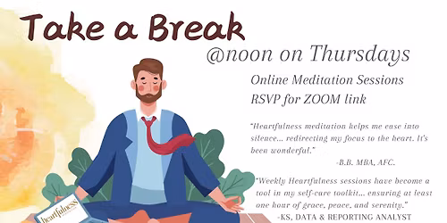 In Person and Online Meditation Session on Thursdays