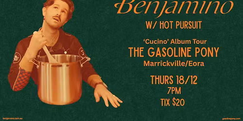 Benjamino - 'Cucino' Album Launch