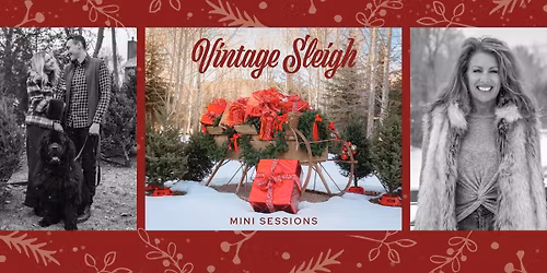 Vintage Sleigh Holiday Mini Photo Sessions