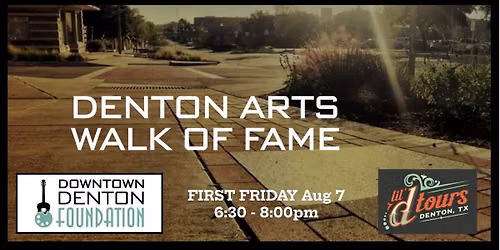 Denton Arts Walk of Fame tour