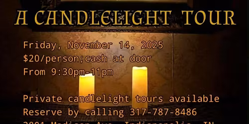 Historic Hannah House Presents "The eyes of the past are watching you" Candlelight Tours