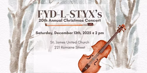 FYD-L-STYX\u2019s 20th Annual Christmas Concert