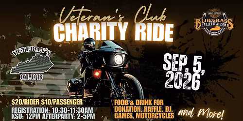 Veteran's Club Charity Ride