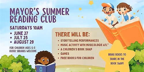 Mayor's Summer Reading Club @ The Nest