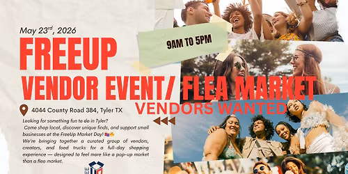 Freeup Market Day\/ Vendor Event and Flea Market 