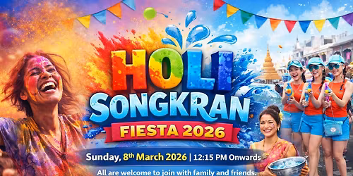 Holi-Songkran Fiesta 2026