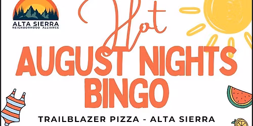Hot August Nights Bingo