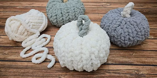 Chunky Crochet Pumpkin Workshop \u2013 Beginner-Friendly Fall Craft
