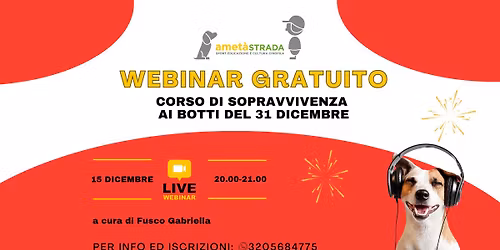 Corso di sopravvivenza ai botti del 31 Dicembre