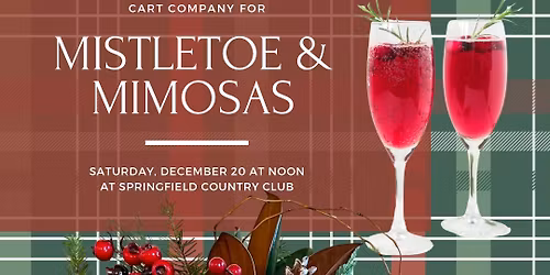 Mistletoe & Mimosas - Christmas Centerpiece Workshop at Springfield Country Club (includes lunch) 