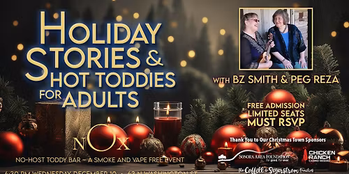 Christmas Town Sonora: Holiday Stories & Hot Toddies for Adults - Free Admission MUST RSVP