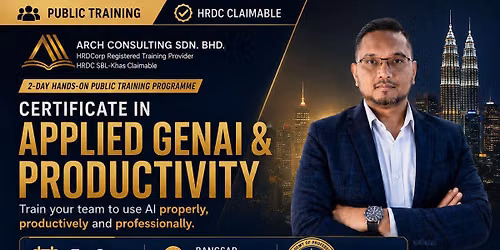Certificate in Applied GenAi & Productivity (HRDC Claimable)