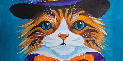 Cat in a Hat Paint & Prosecco at The Library Taunton