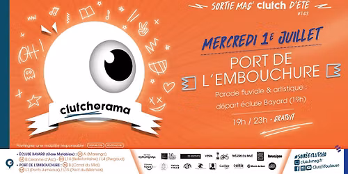 \ud83d\udee5\ufe0f SOIR\u00c9E CLUTCHO\u2019 CONVIVENCIA : D\u00e9ambulation festive le long du canal !