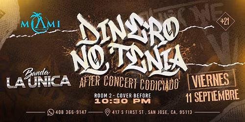 AFTER CONCERT CODICIADO\/ DINERO NO TENIA