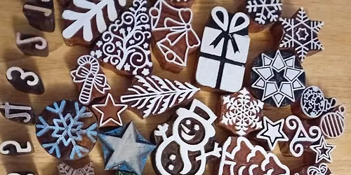 Creative Stampers stamp and cut your Christmas crackers and create a gift