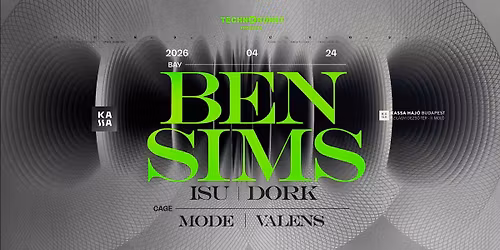 Technokunst pres. Ben Sims @ Kassa
