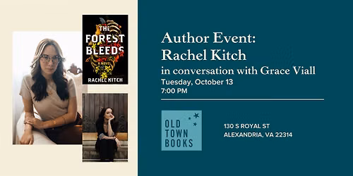 Author Event: Rachel Kitch, in conversation with Grace Viall