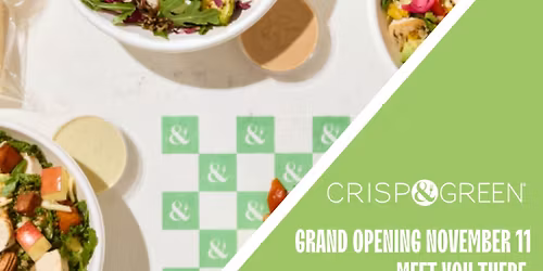 Crisp & Green Grand Opening at Block 59