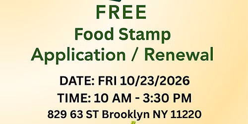 SNAP Application\/Renewal Assistance