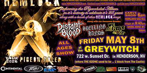 HEMLOCK in HENDERSON, NV  "ALL AGES SHOW"