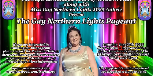 2026 Gay Northern Lights Pageant