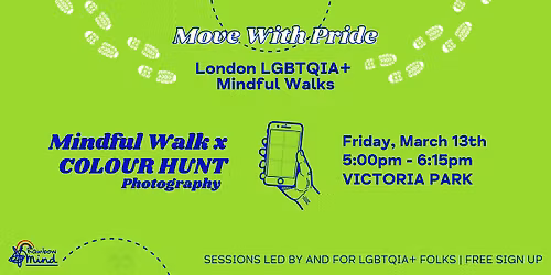 Rainbow Mind - Sunset Mindful Walk x Colour Hunt (photography) - London