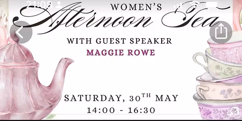 Afternoon Tea with Maggie Rowe