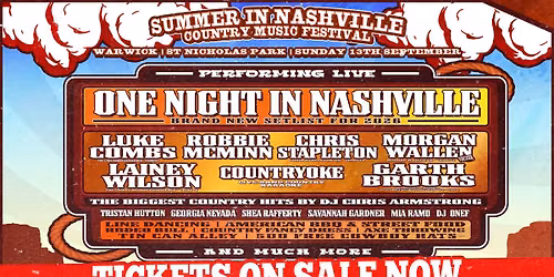 Summer In Nashville - Warwick 2026
