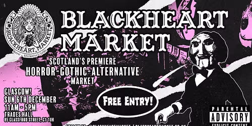 Blackheart Market Glasgow | Gothic Market & Horror Show