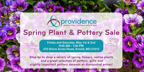 Providence Spring Plant & Pottery Sale 