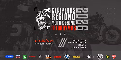 Klaip\u0117dos regiono motocikl\u0173 sezono atidarymas 2026