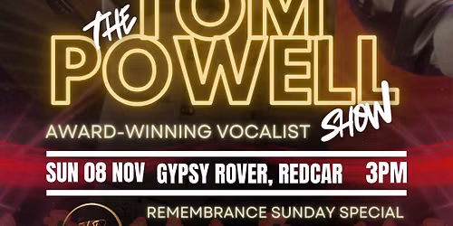 Tom Powell LIVE @ The Gypsy Rover, Redcar