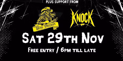 Hurt Attack with support from Dead Freedom & Knock