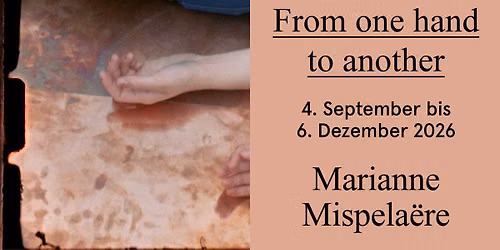 Marianne Mispelaëre - From one hand to another