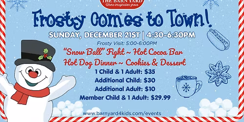 Frosty is Coming to Town