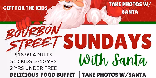 Santa Sunday at Bourbon Street