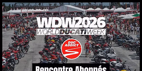 rencontre abonn\u00e9s World Ducati Week 2026
