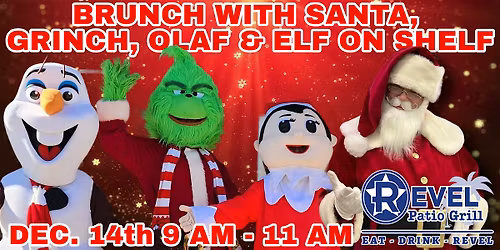 Brunch with Santa, Grinch, Olaf & Elf On The Shelf