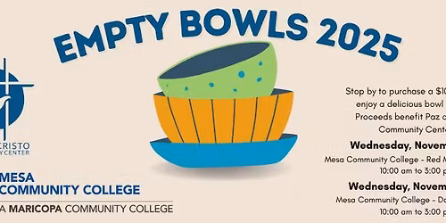 Empty Bowls at Mesa Community College